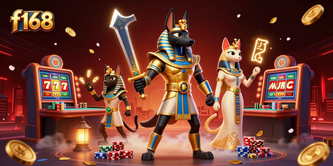 Spin the reels at f168 and embrace vibrant casino adventures with Anubis and Bastet!