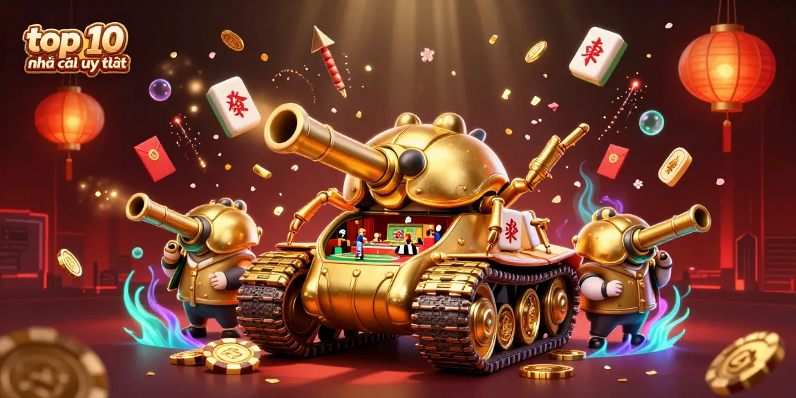 Engage with the top 10 nhà cái uy tín as a golden beetle tank reveals a miniature casino adventure.