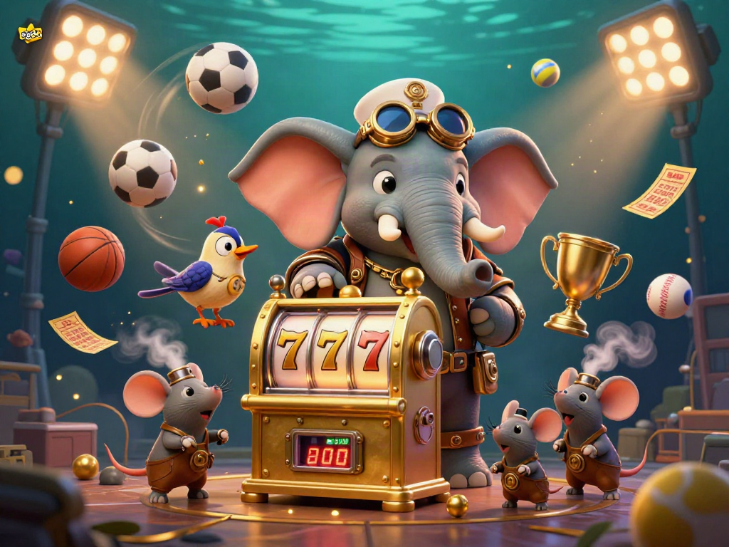 Experience the exciting pg88 slots with golden effects and dynamic sports elements in action.