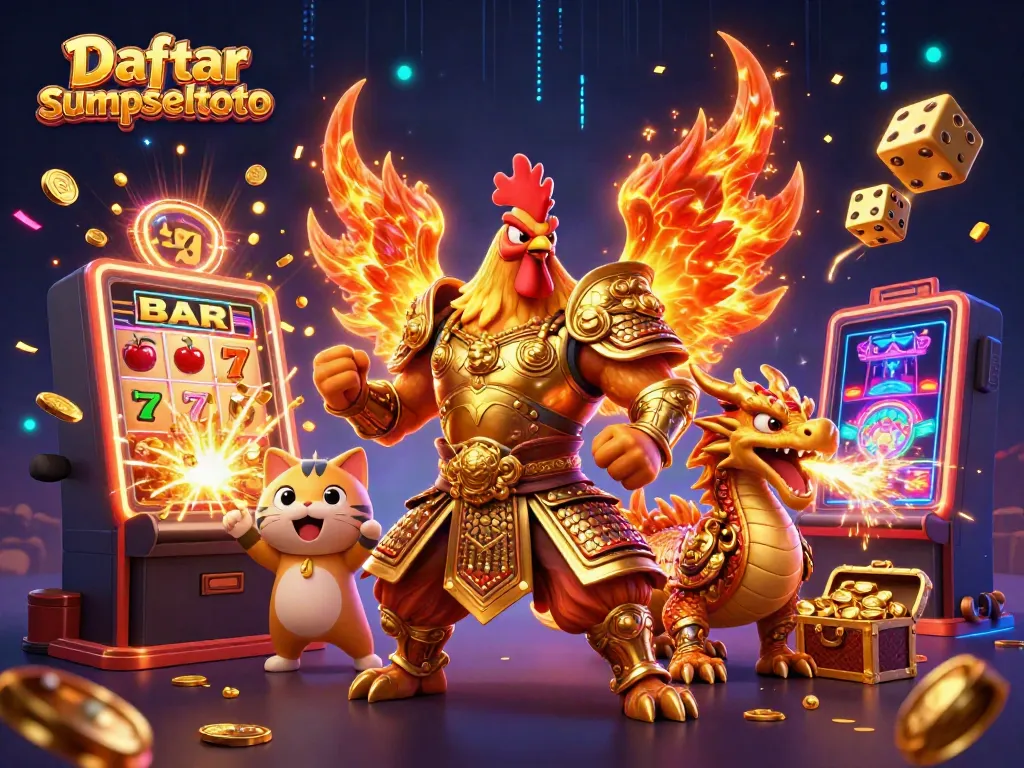 Engage with Daftar sumseltoto through thrilling casino adventures featuring vibrant, animated characters.