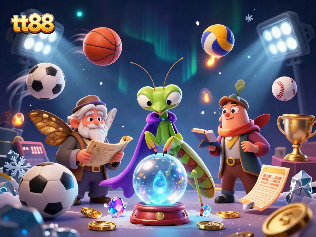 Experience thrilling sports betting action with tt88 and its dynamic 3D characters and elements.