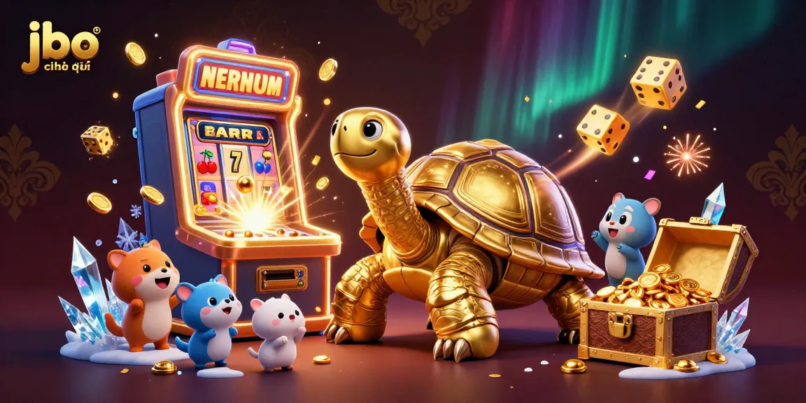 Experience thrilling jackpots at jbo chính thức with colorful slot machines bursting coins.