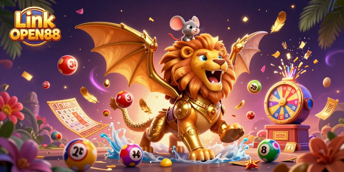 Link OPEN88 engaging players with a vibrant scene of dynamic gaming action.