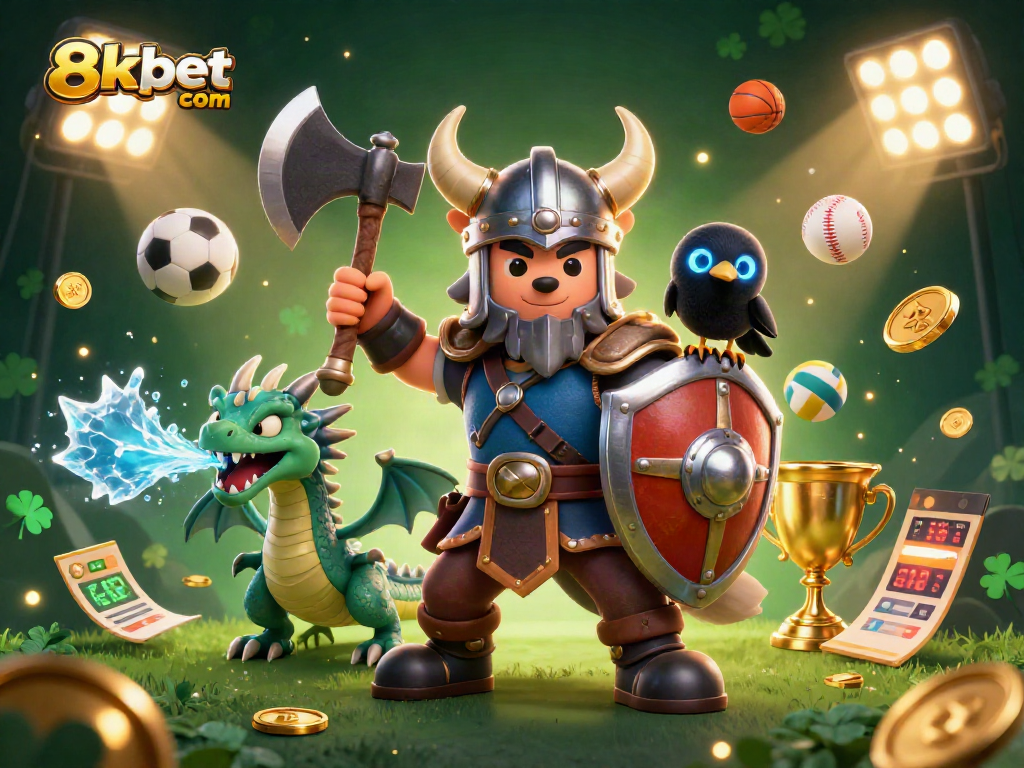 Engage with thrilling gaming experiences at 8kbet com with epic characters amidst sports elements.
