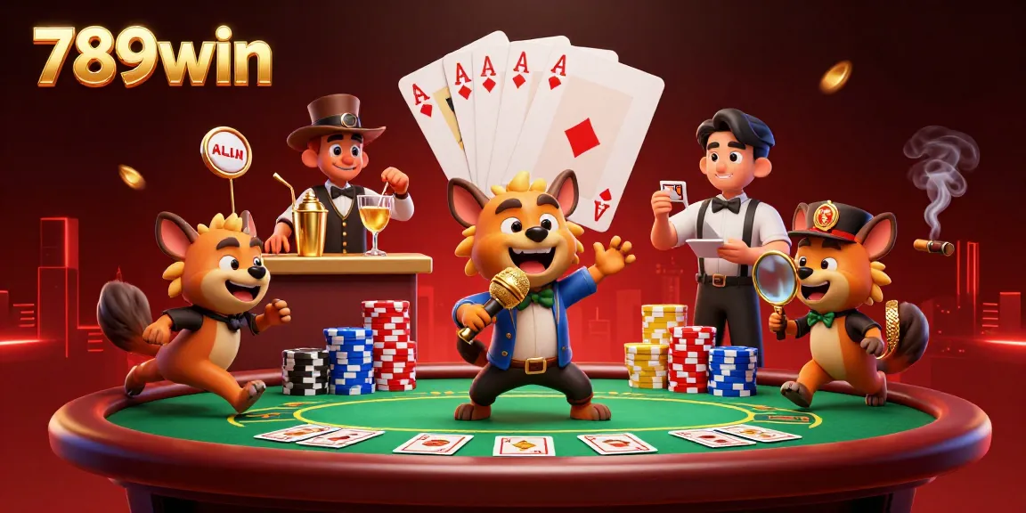 Bet big with 789win at the vibrant casino scene featuring comedy and cocktails.