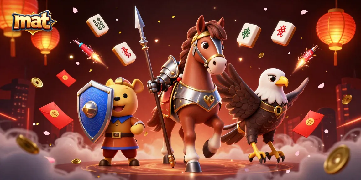 Experience thrilling mat gaming in a vibrant 3D illustration filled with dynamic casino elements.