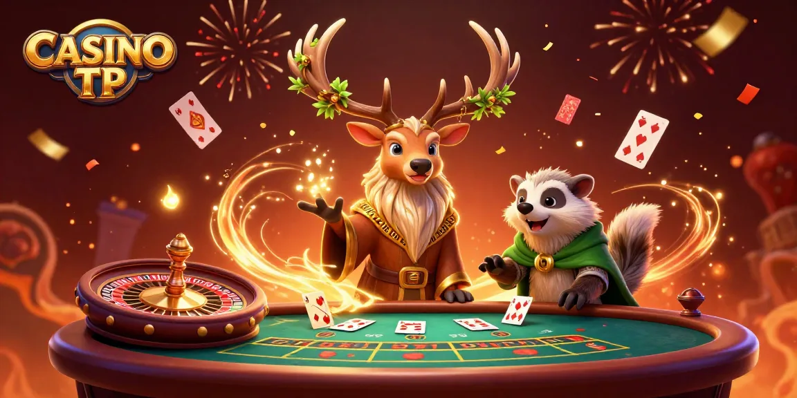 Experience excitement at CASINO TP with a dynamic live casino scene showcasing roulette, baccarat, and unique dealer interactions.