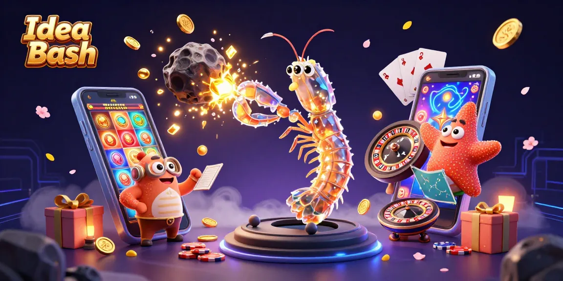 Experience thrilling slots at Idea Bash with vibrant characters and dazzling gems exploding everywhere.