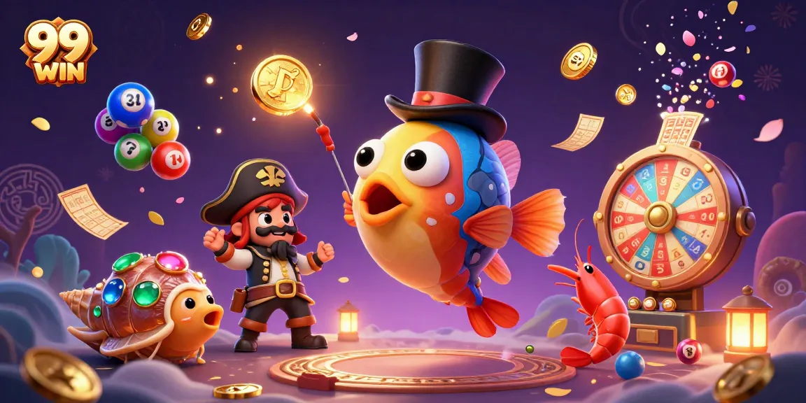 Engage in thrilling play at 99 WIN with vibrant colors and dynamic lottery elements.