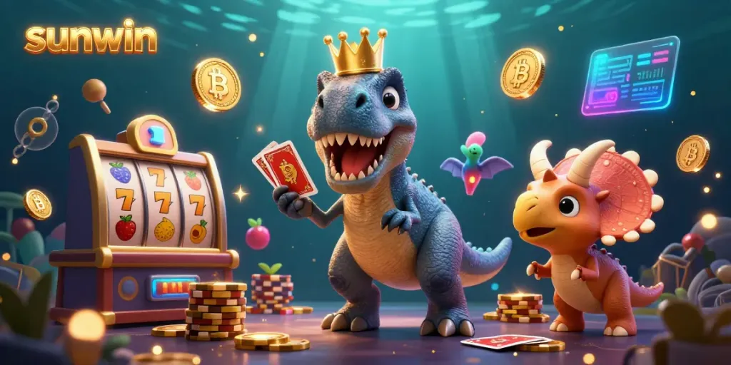 Engage with thrilling sunwin casino games featuring vibrant characters and dynamic slot elements.