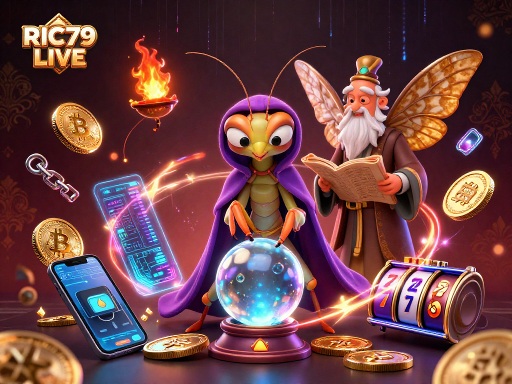 Play thrilling games at RIC79 LIVE with a mystical fortune teller and dynamic slot elements!
