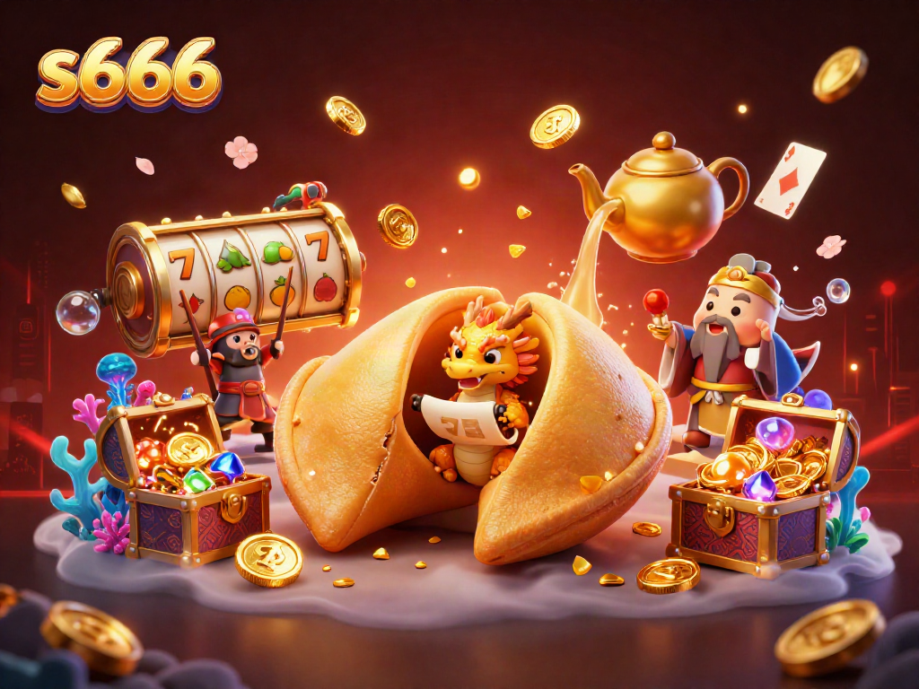 Engage with the exciting world of s666 casino as a golden fortune cookie reveals magical treasures.