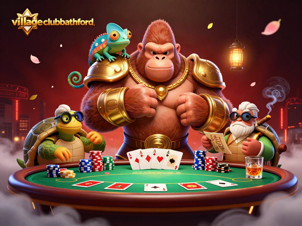 Engage with thrilling gameplay at villageclubbathford with our vibrant poker-themed scene.