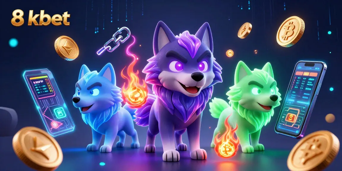 Engage in thrilling experiences with 8xbet, where colorful wolves, crypto coins, and energy ignite the gaming world.