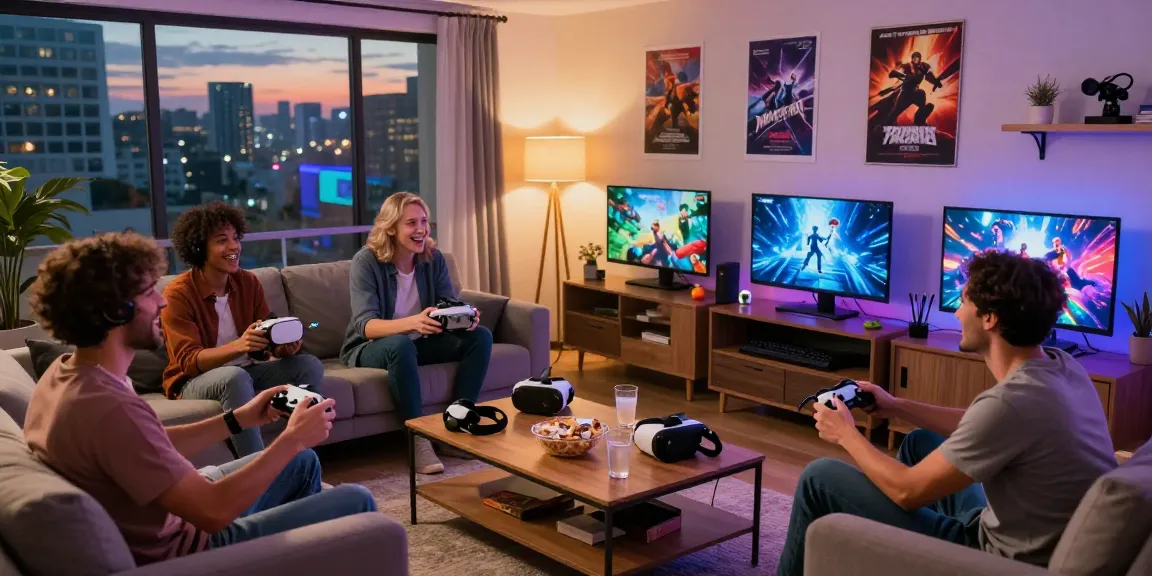 Group enjoying fun adult games in a cozy living room setting with snacks and laughter.