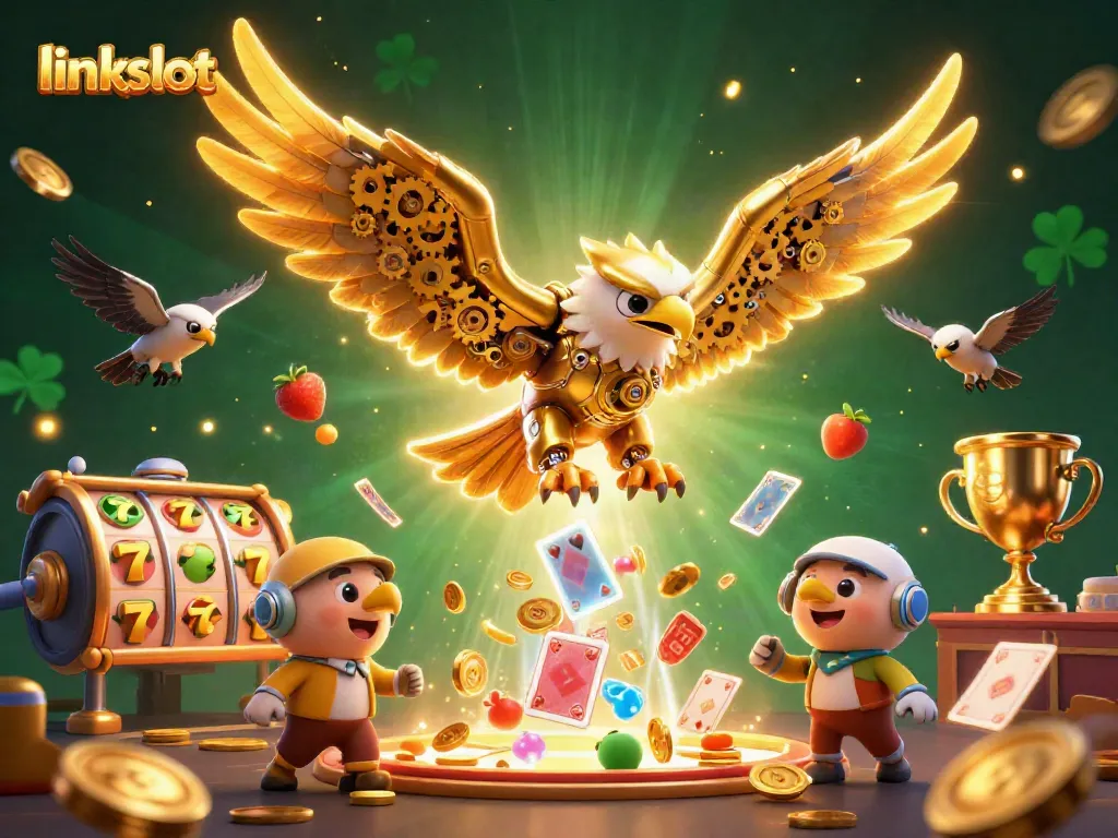 Experience thrilling excitement with the link slot cascade of holographic cards and dynamic casino elements.