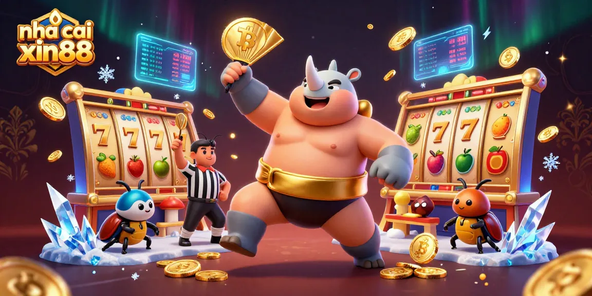 Engage with exciting gameplay at nha cai xin88 witnessing 3D scenes of a thrilling casino atmosphere with vibrant characters.