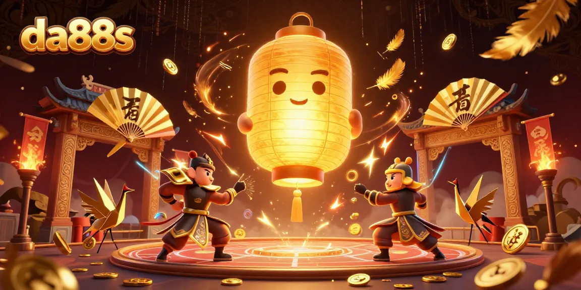 da88s illuminates the casino scene with golden lantern spirit and dynamic betting symbols