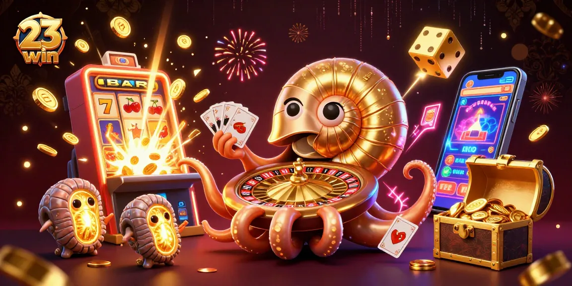 Experience thrilling 23win gameplay with dazzling casino elements and energetic characters in action.