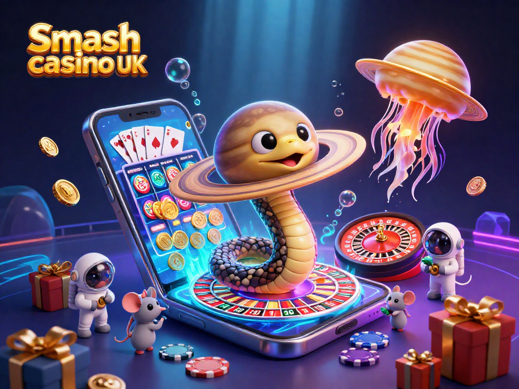 Engage with Smash casino UK, where playful astronaut mice and a cosmic dealer bring the universe of games to life.