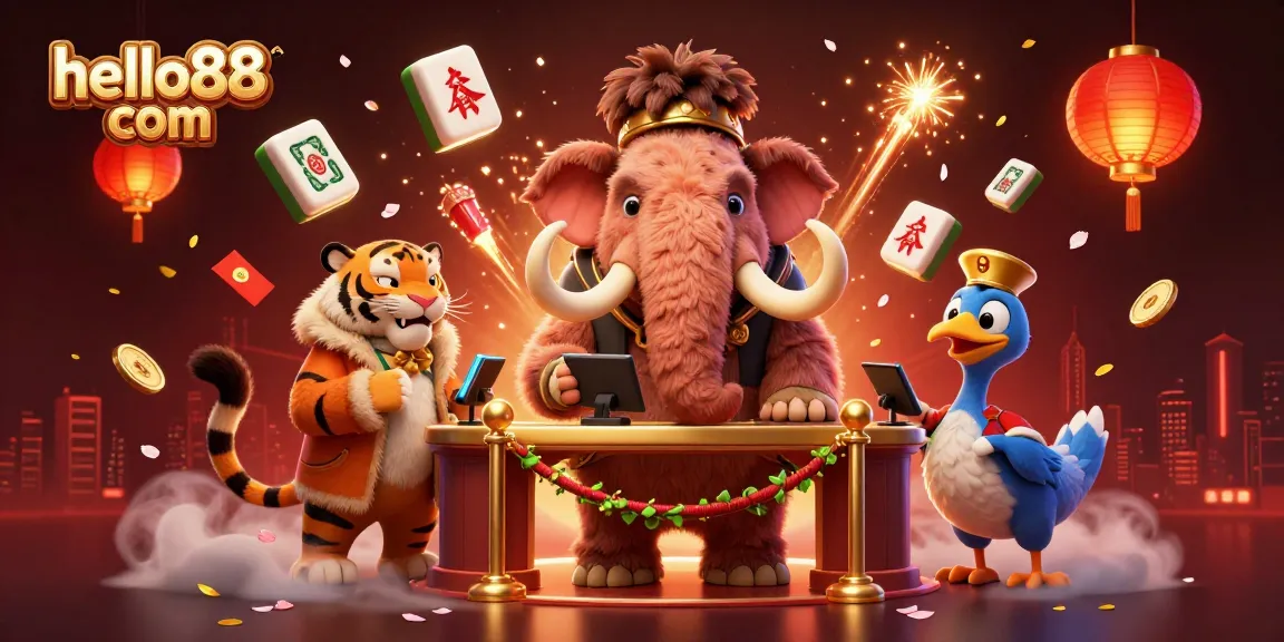 Experience excitement at hello88 com with a lively casino scene featuring colorful characters and dynamic game elements.