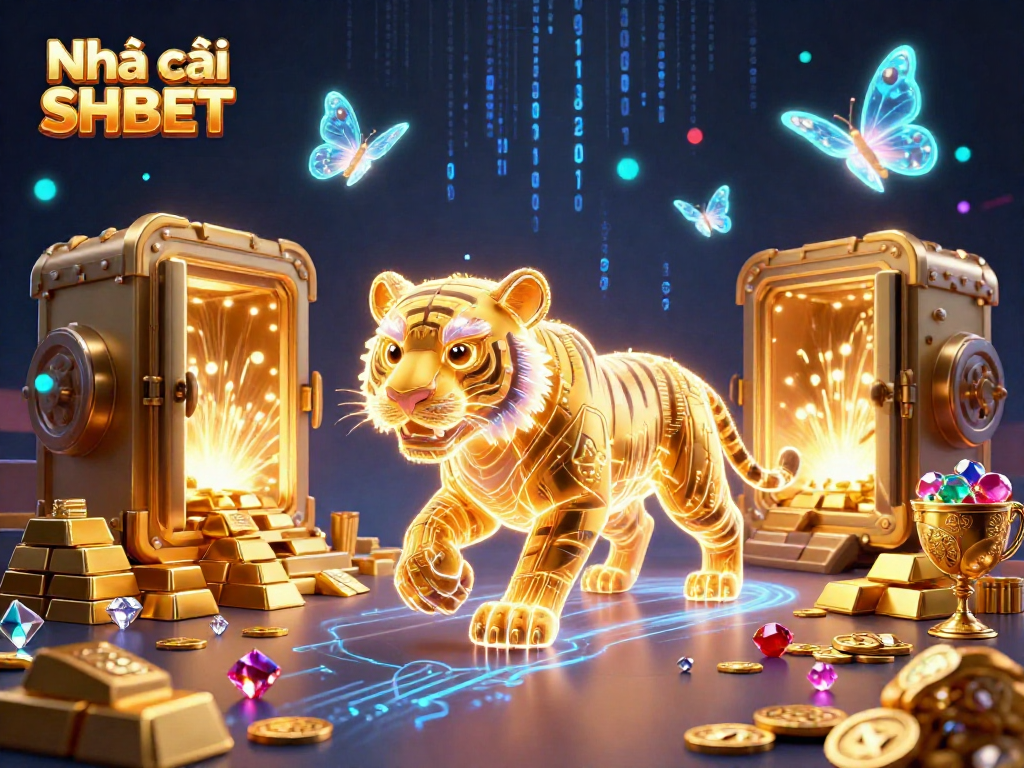 Experience thrilling gaming with Nhà cái SHBET in a vibrant digital casino environment full of dazzling treasures.